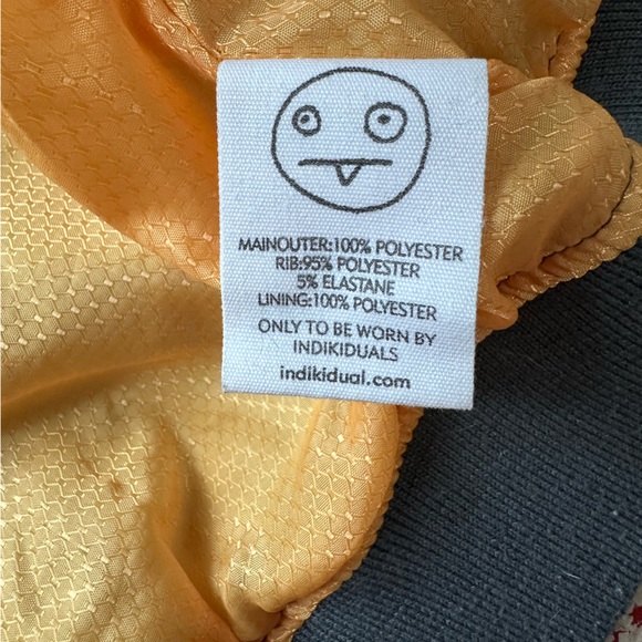 {Indikidual} Banana Print Patch Bomber Jacket ๐ - Size 7-9Y - Picture 15 of 16